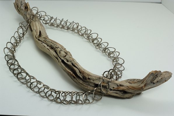 Sterling silver link necklace 